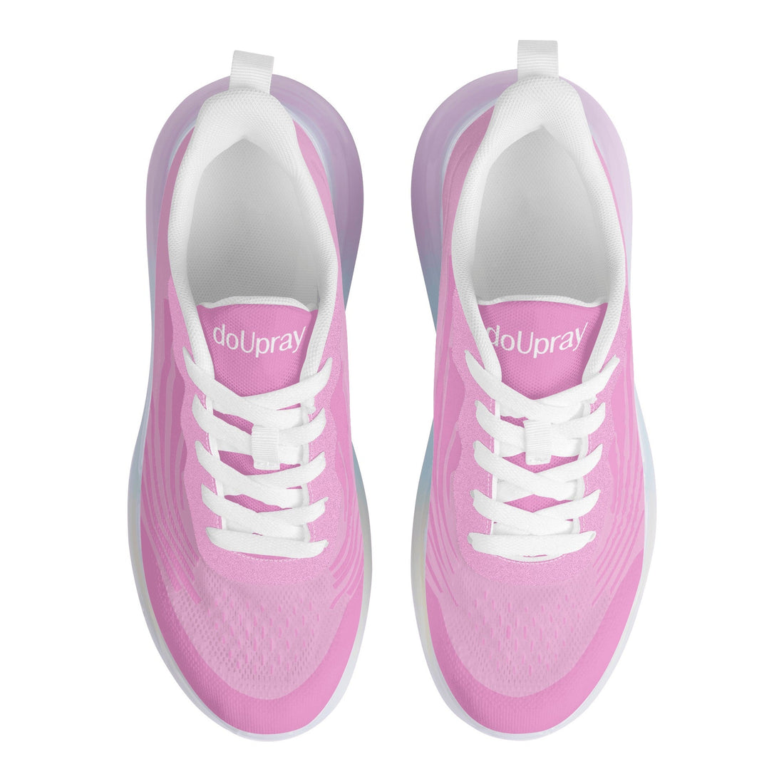 Womens Rainbow Atmospheric Cushion Running Shoes popcustoms