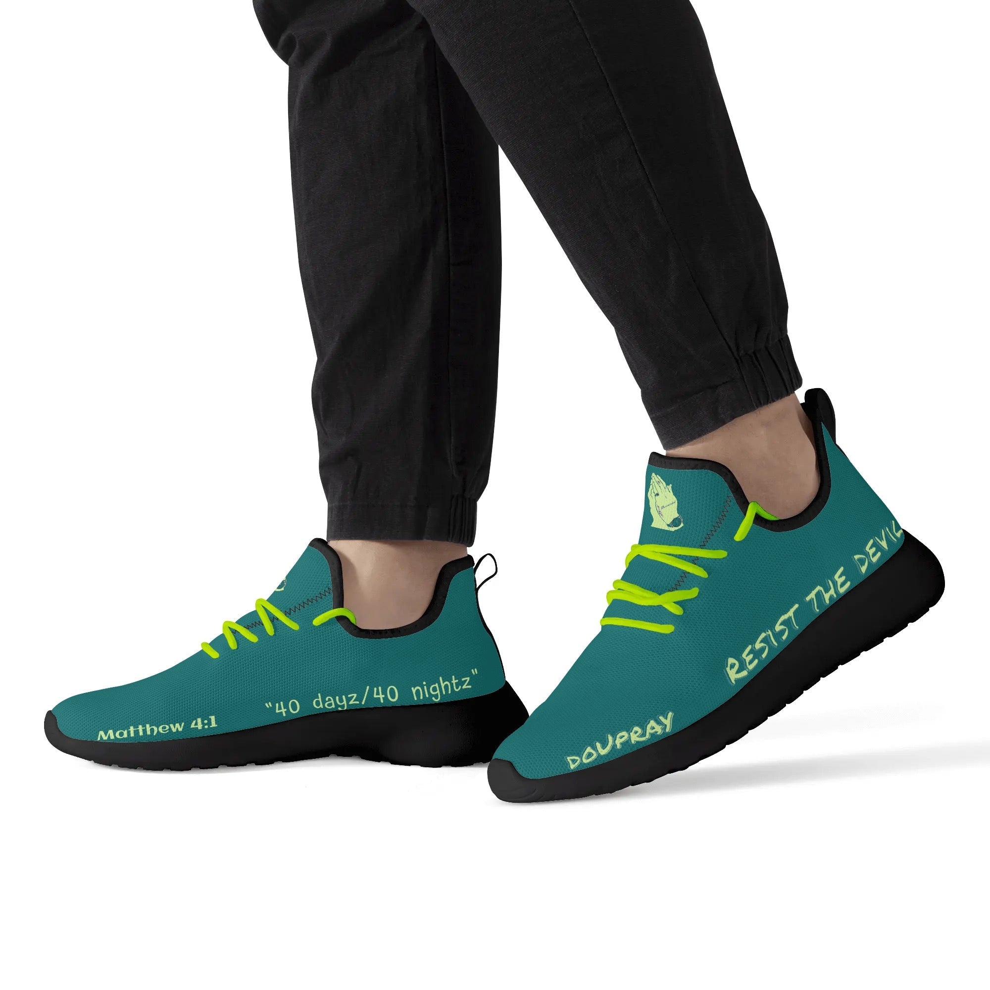 DoUPray mesh Knit Sneakers popcustoms