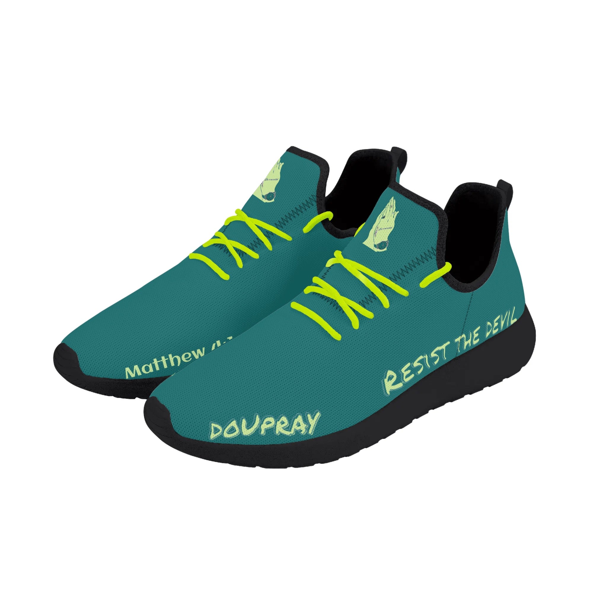 DoUPray mesh Knit Sneakers popcustoms
