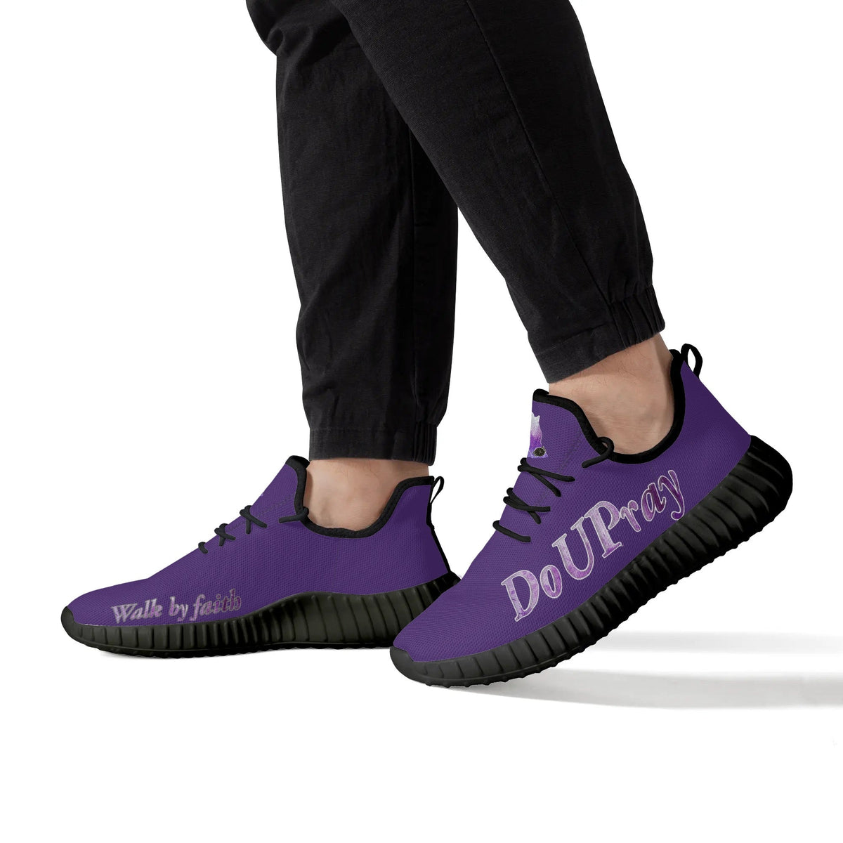 DoUPray Sneakers (purp) popcustoms