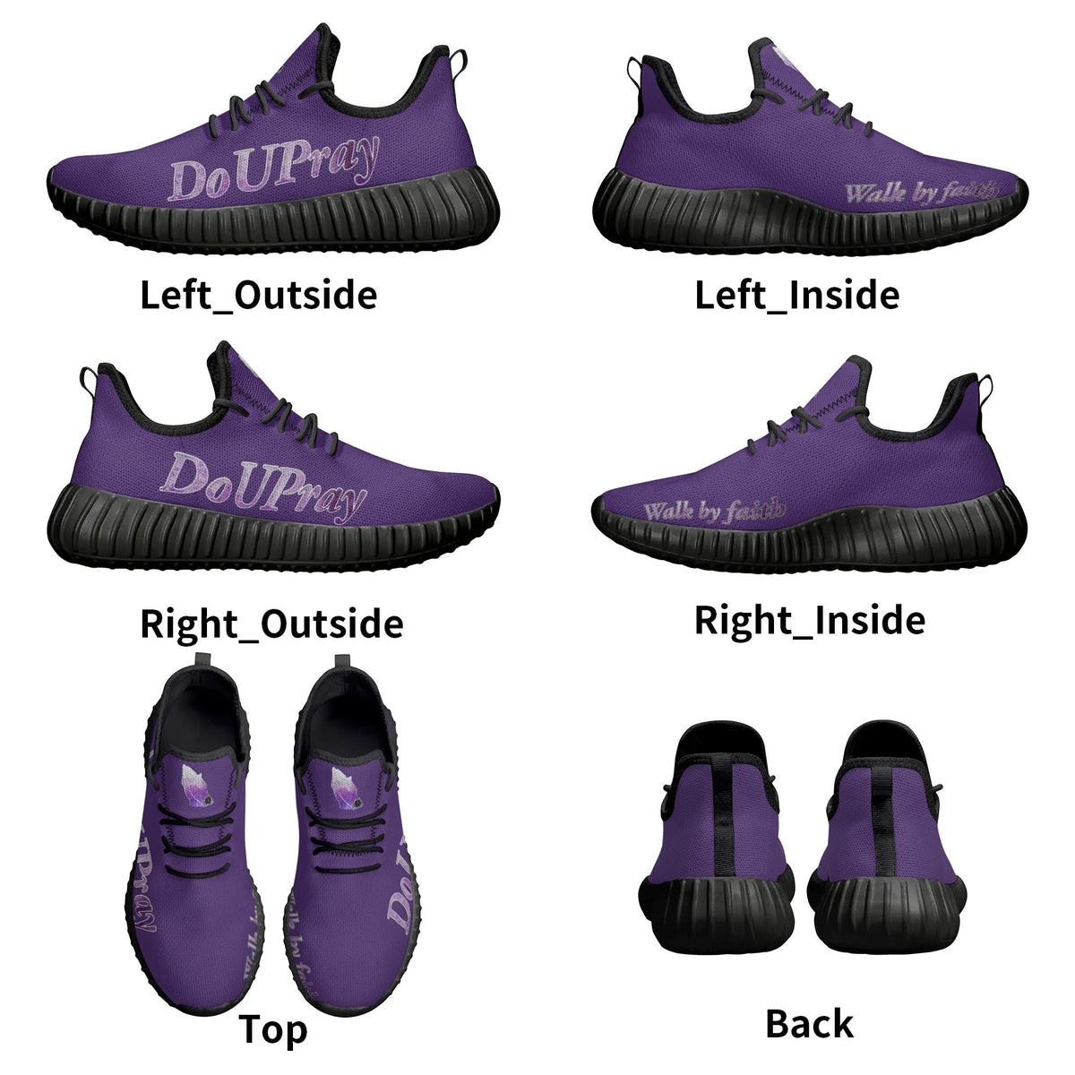 DoUPray Sneakers (purp) popcustoms