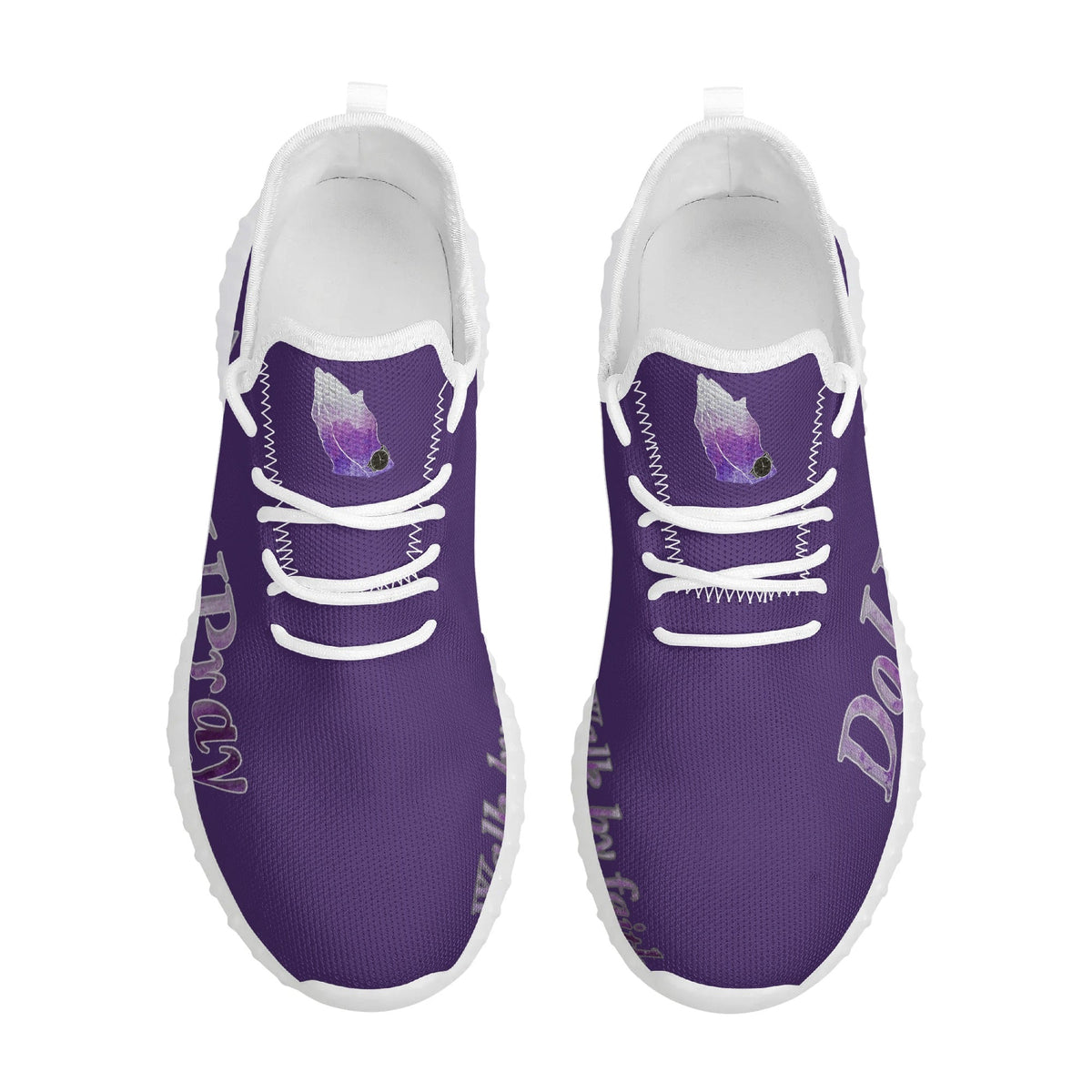 DoUPray Sneakers (purp) popcustoms