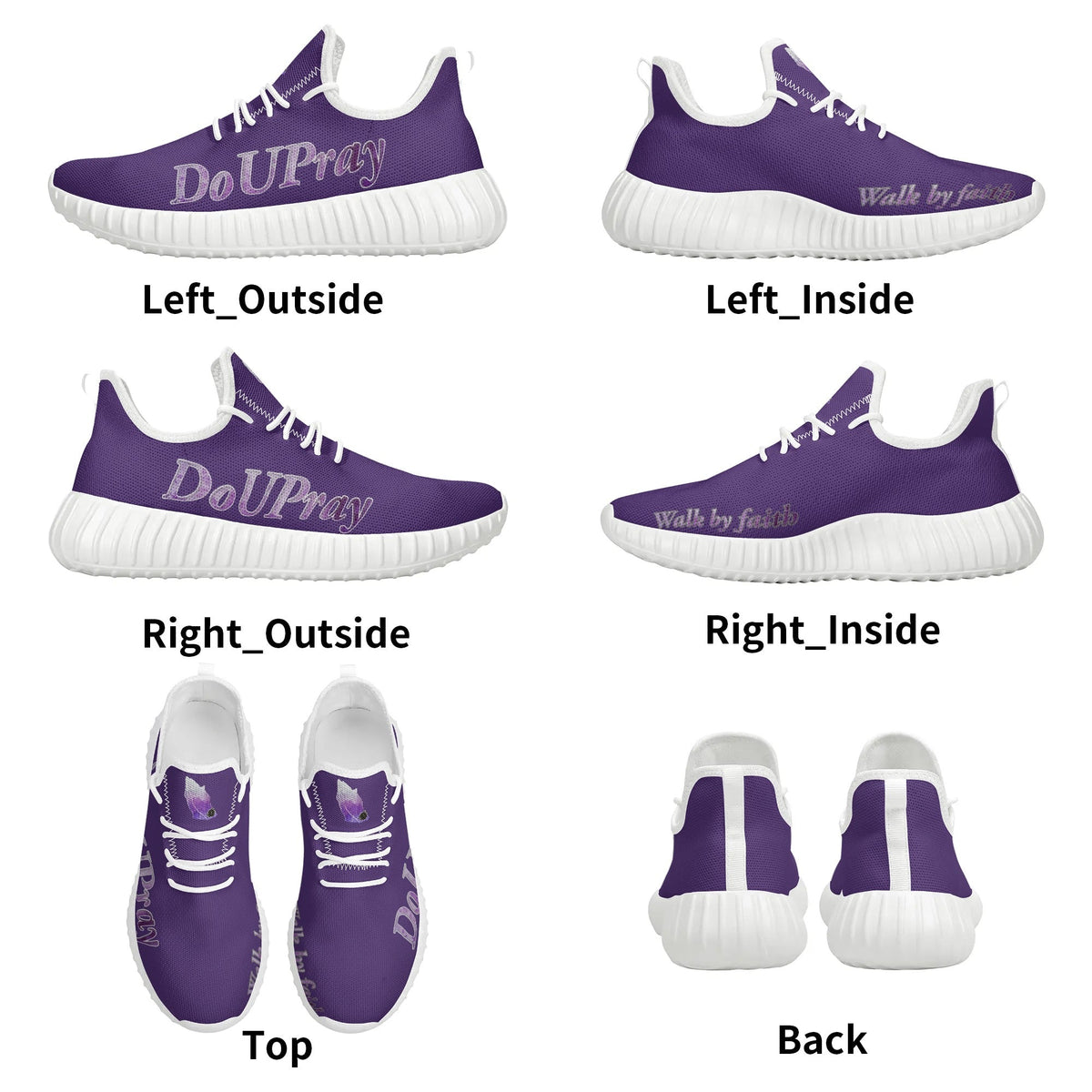 DoUPray Sneakers (purp) popcustoms