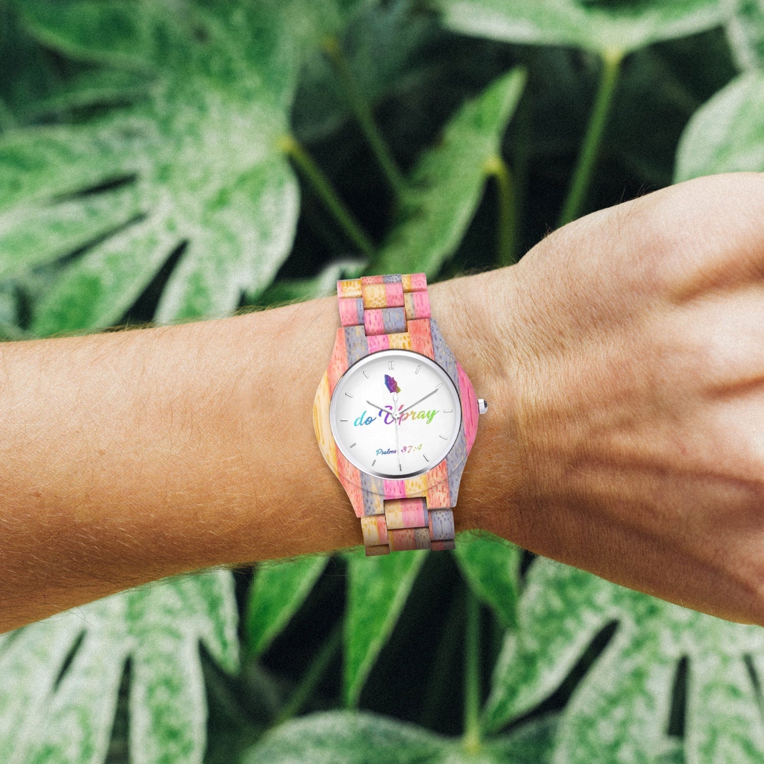 doUpray Camouflage Wooden Watch Doupray