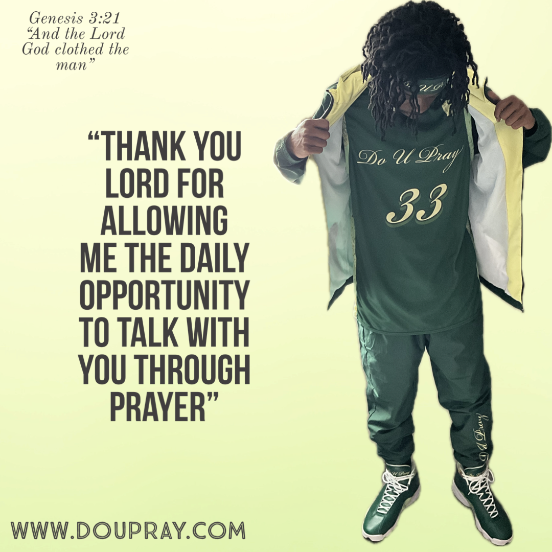 DoUPray Men’s windbreaker Do U Pray