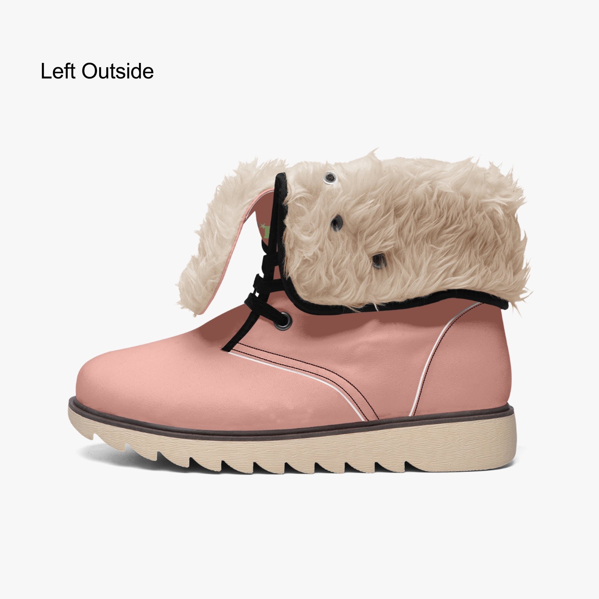 Cotton-pad fur lining boots warm Do U Pray winter footwear