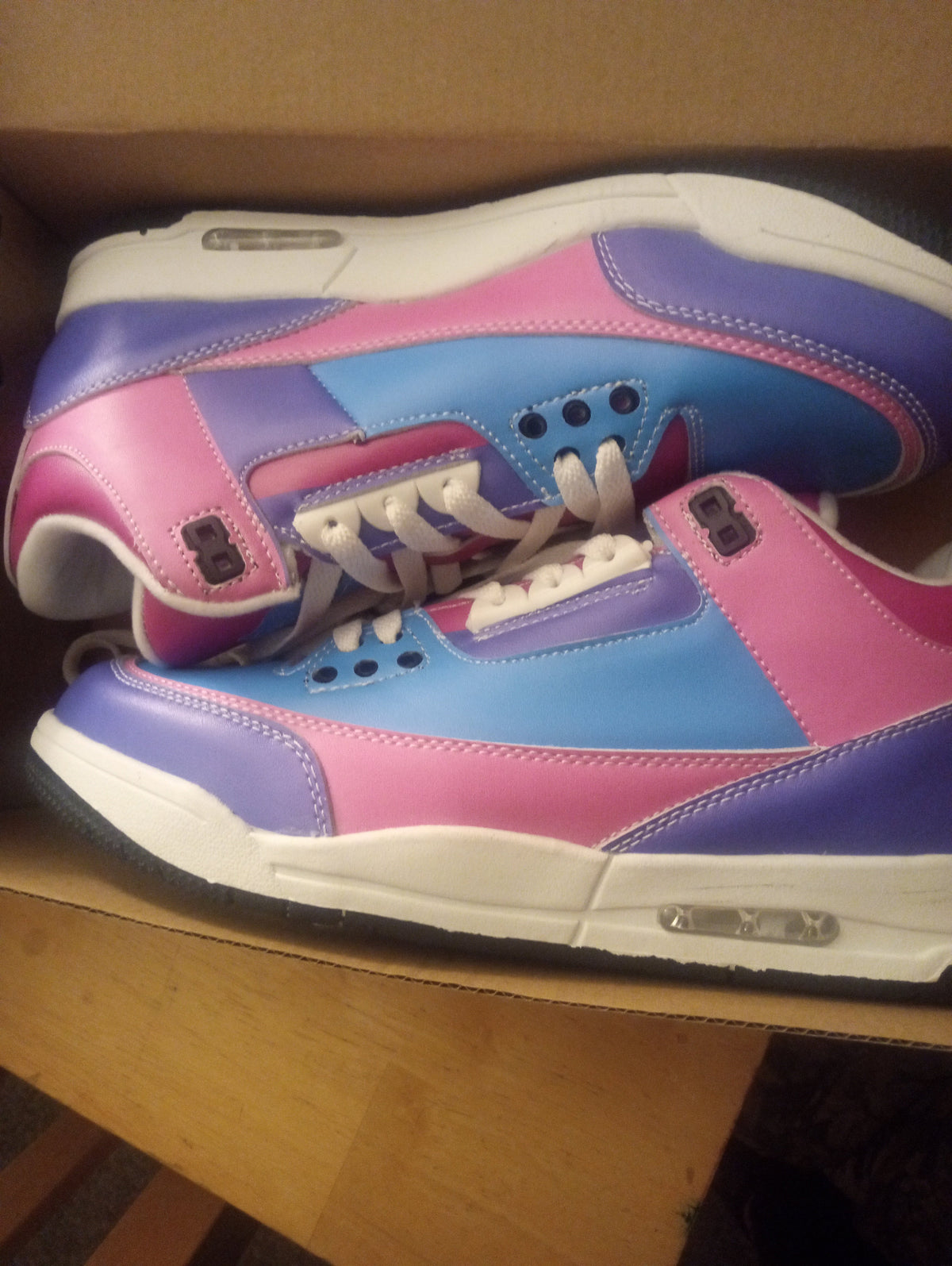 Air Pray Sneakers (cotton candy) popcustoms