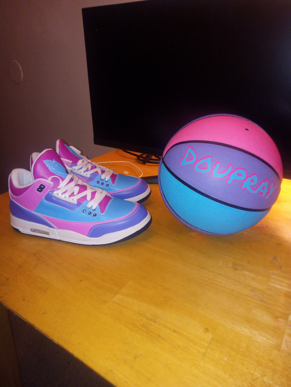 Air Pray Sneakers (cotton candy) popcustoms