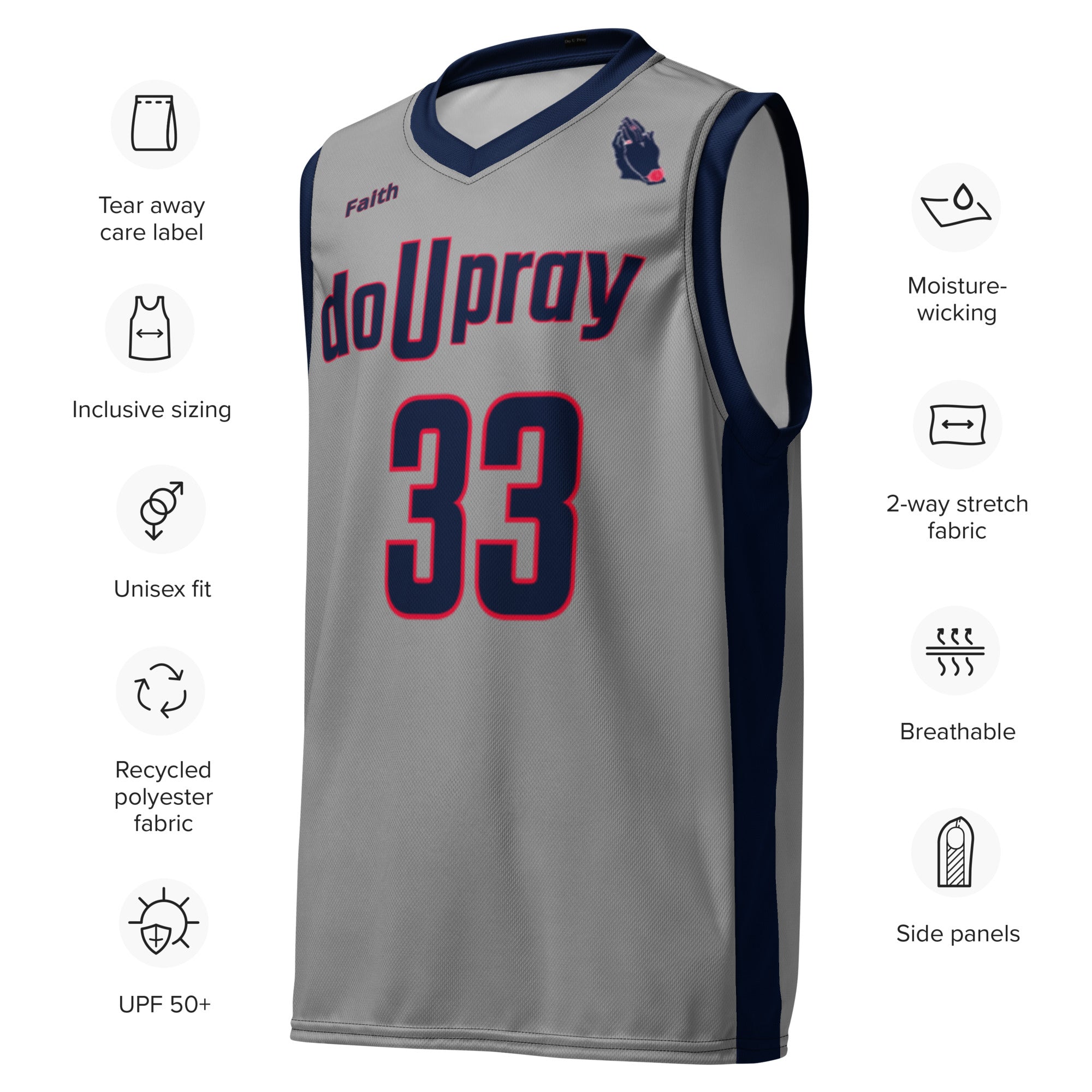 DoUPray basketball jersey UConn Do U Pray