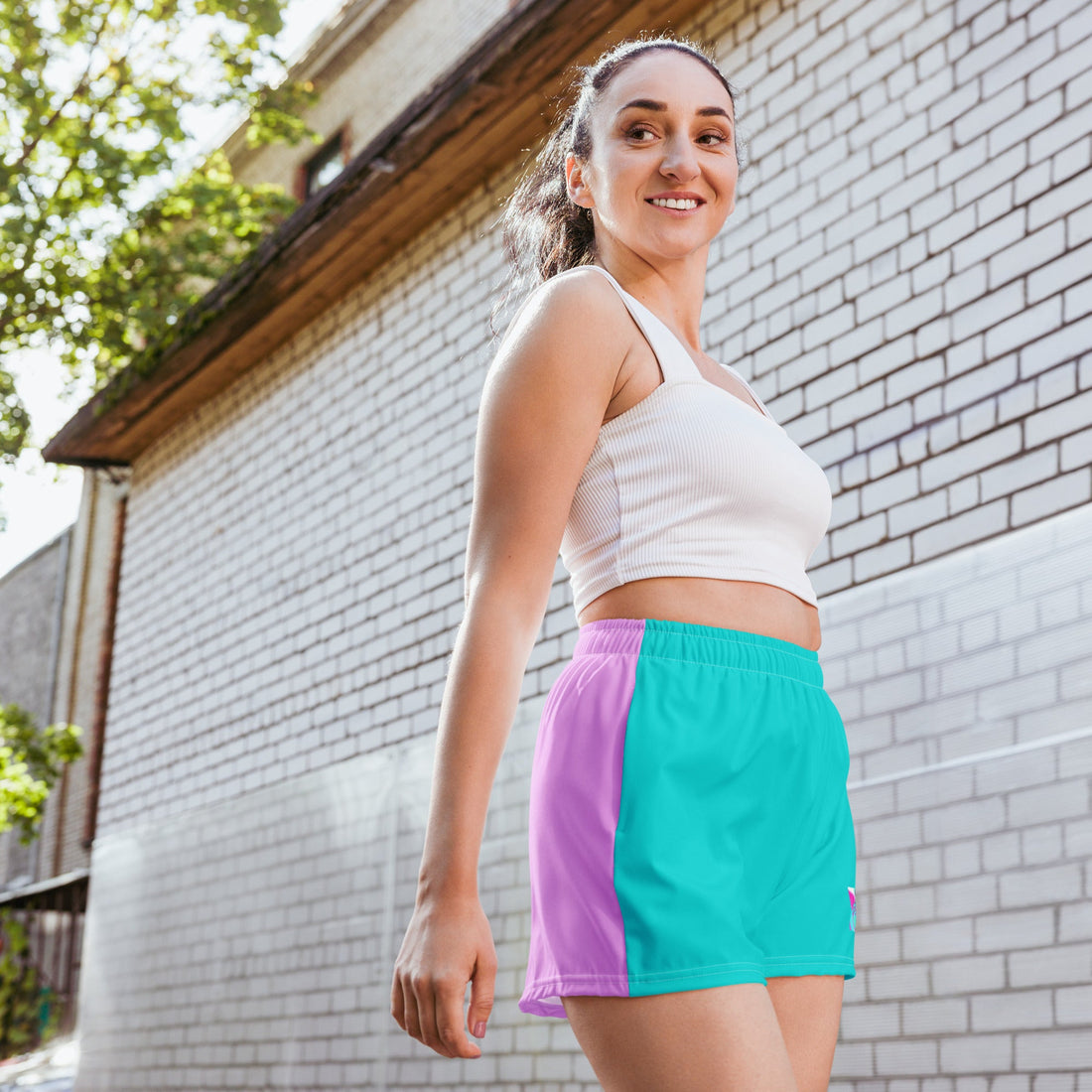 Fuchsia Athletic Shorts Do U Pray