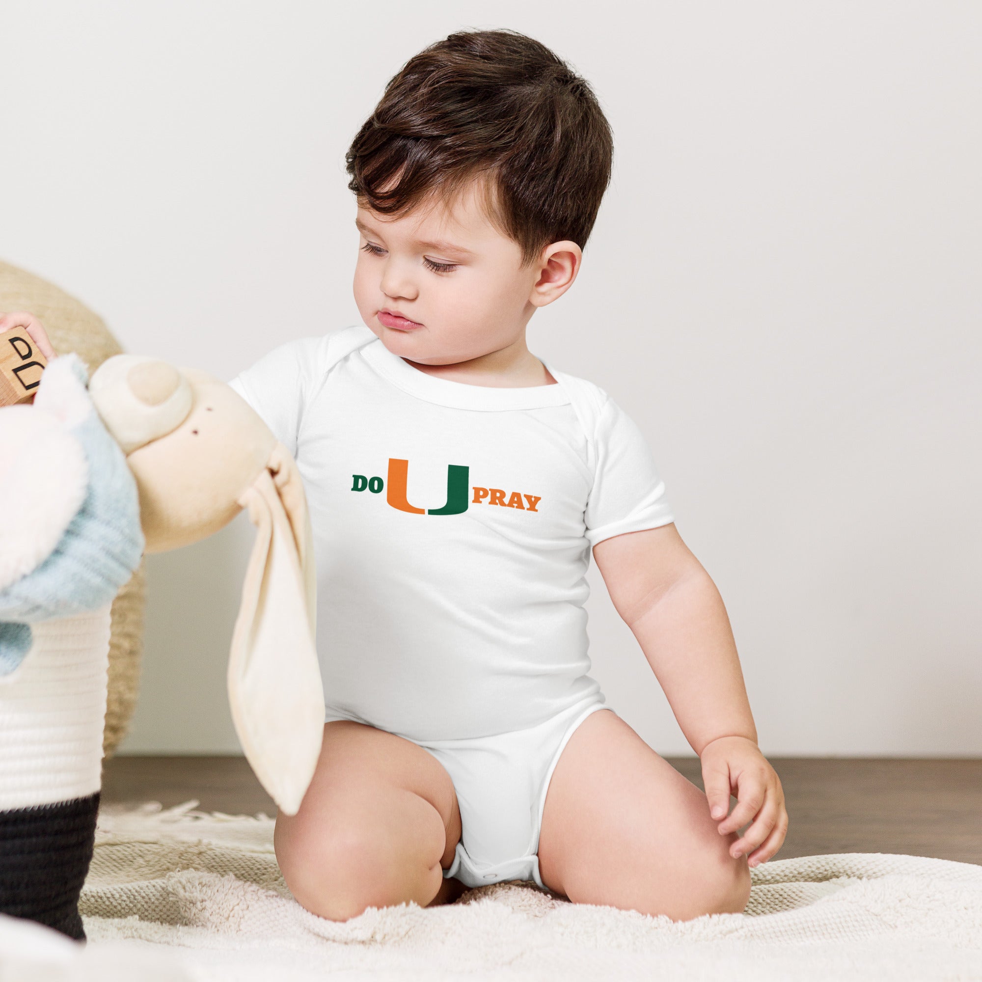 Baby short sleeve one piece Do U Pray