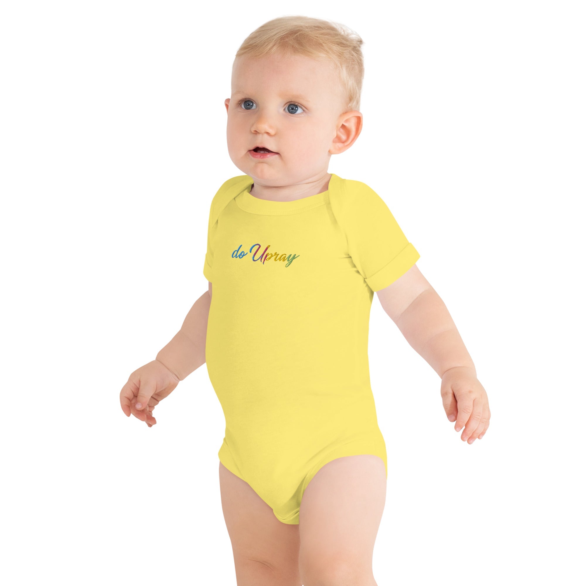 Baby short sleeve one piece Do U Pray