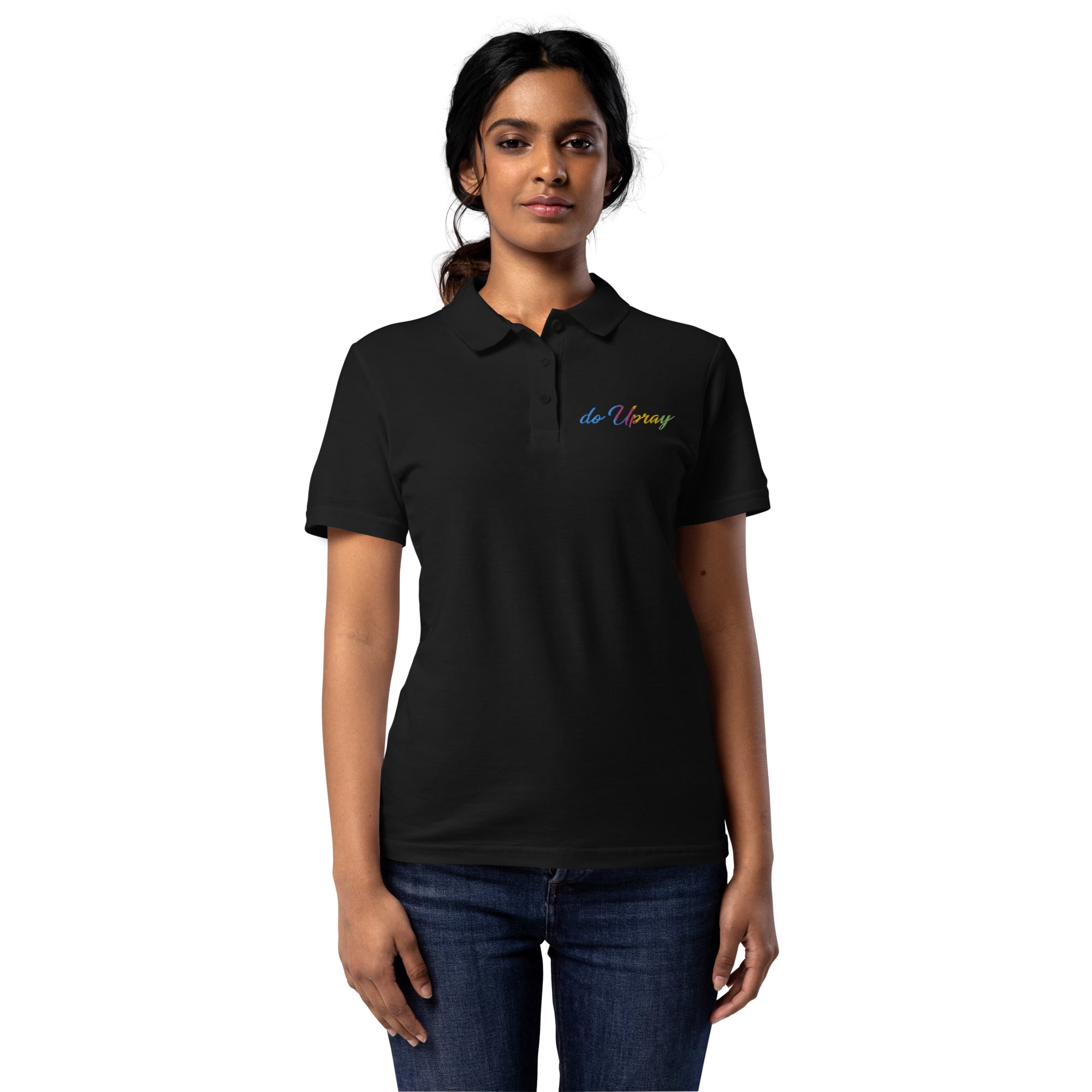 Women’s pique polo shirt Doupray