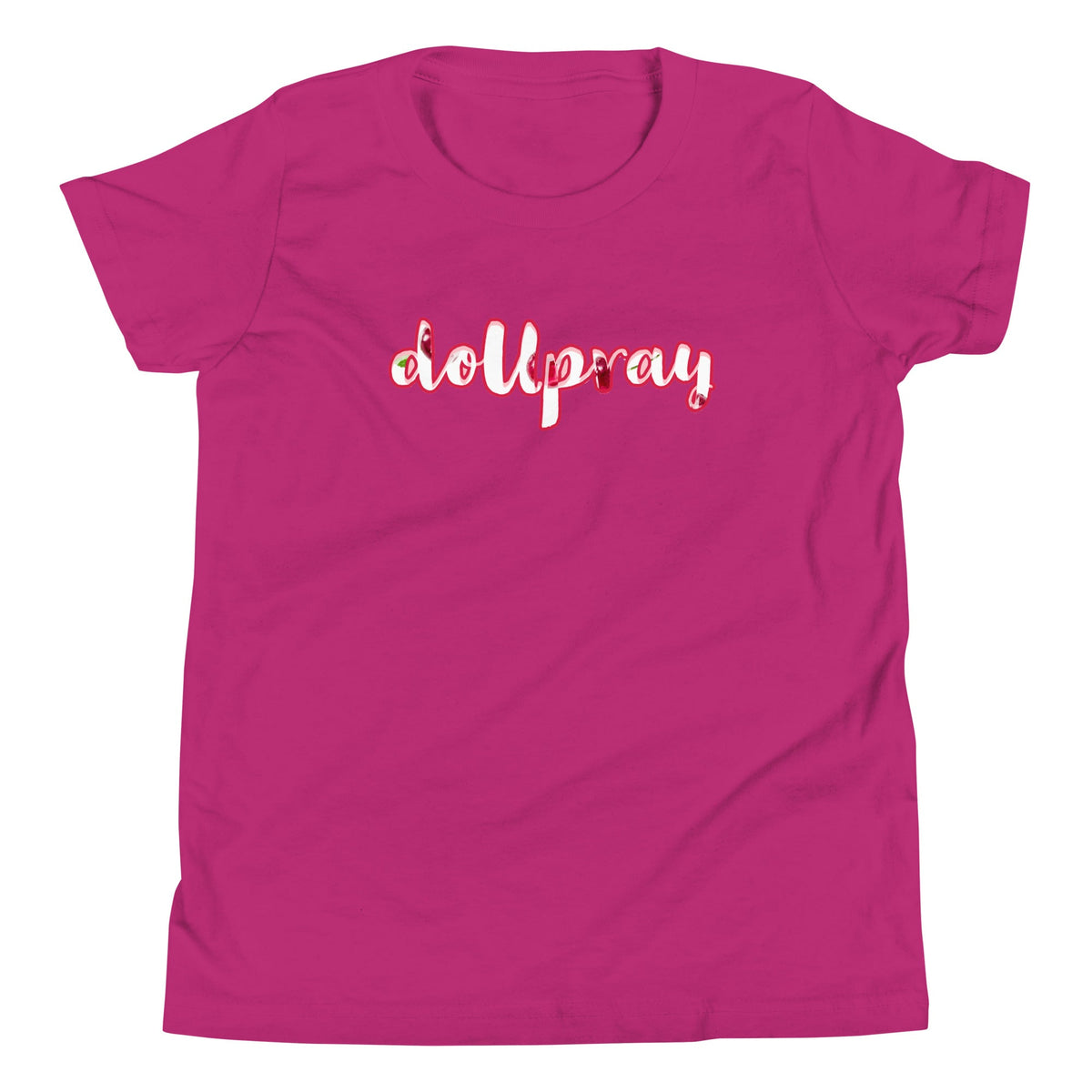 DoUPray cherry Youth Short Sleeve T-Shirt Do U Pray