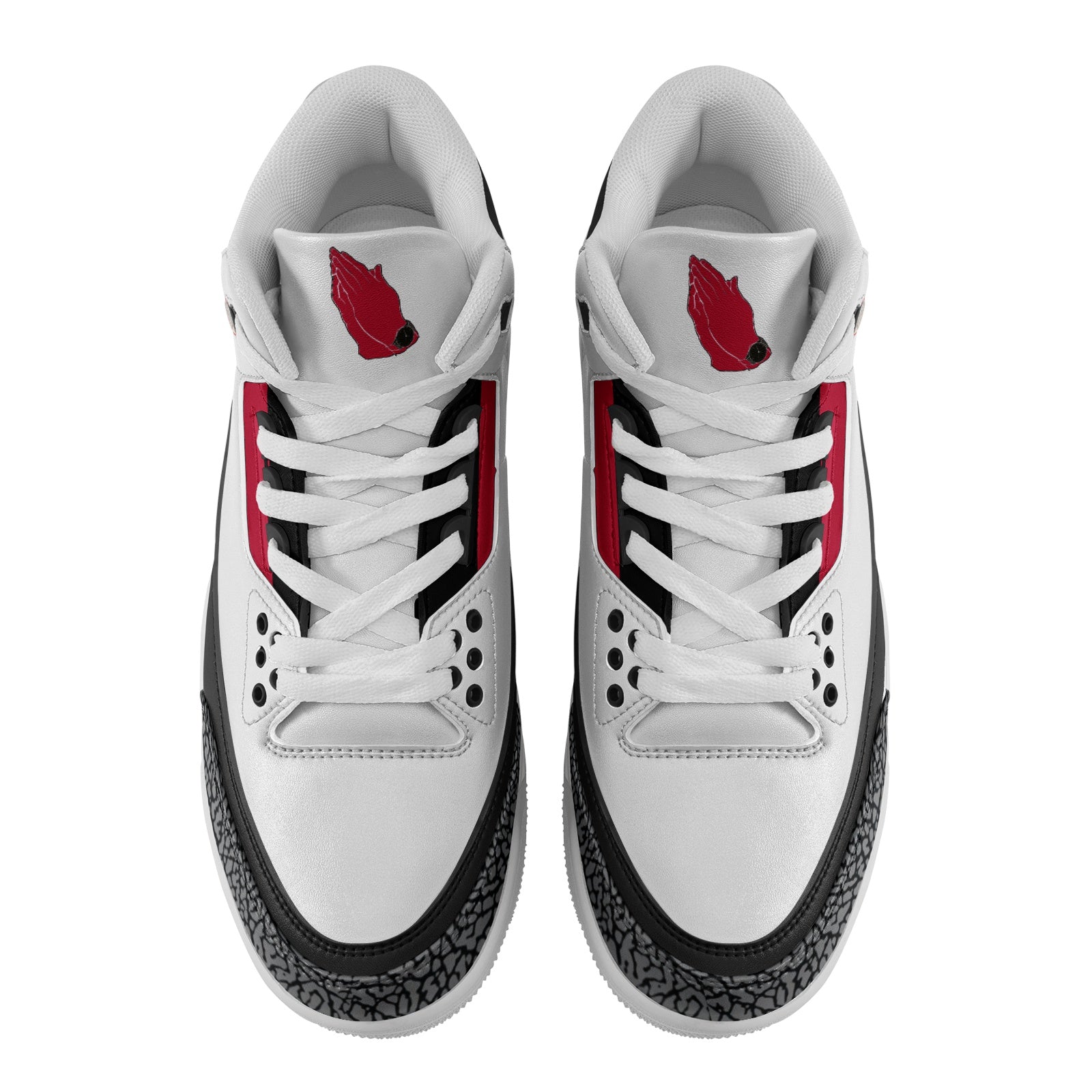 Air pray Sneakers grey/red Printy6