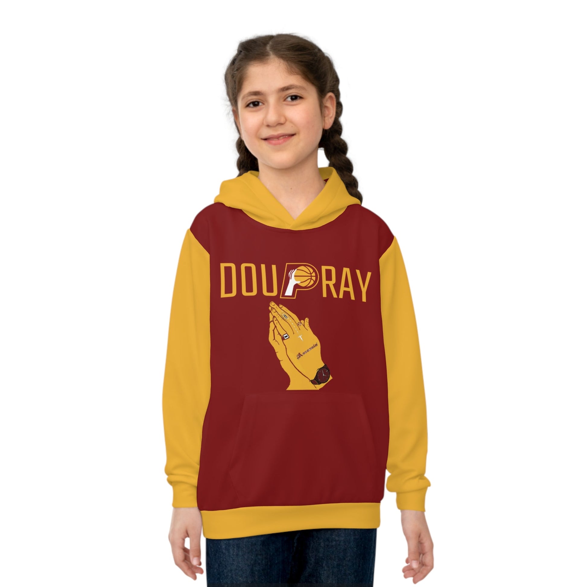 DoUPray retro Children's Hoodie (AOP) Printify