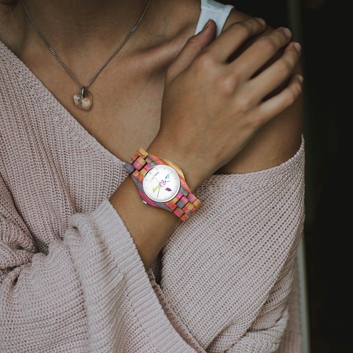 doUpray Camouflage Wooden Watch Doupray