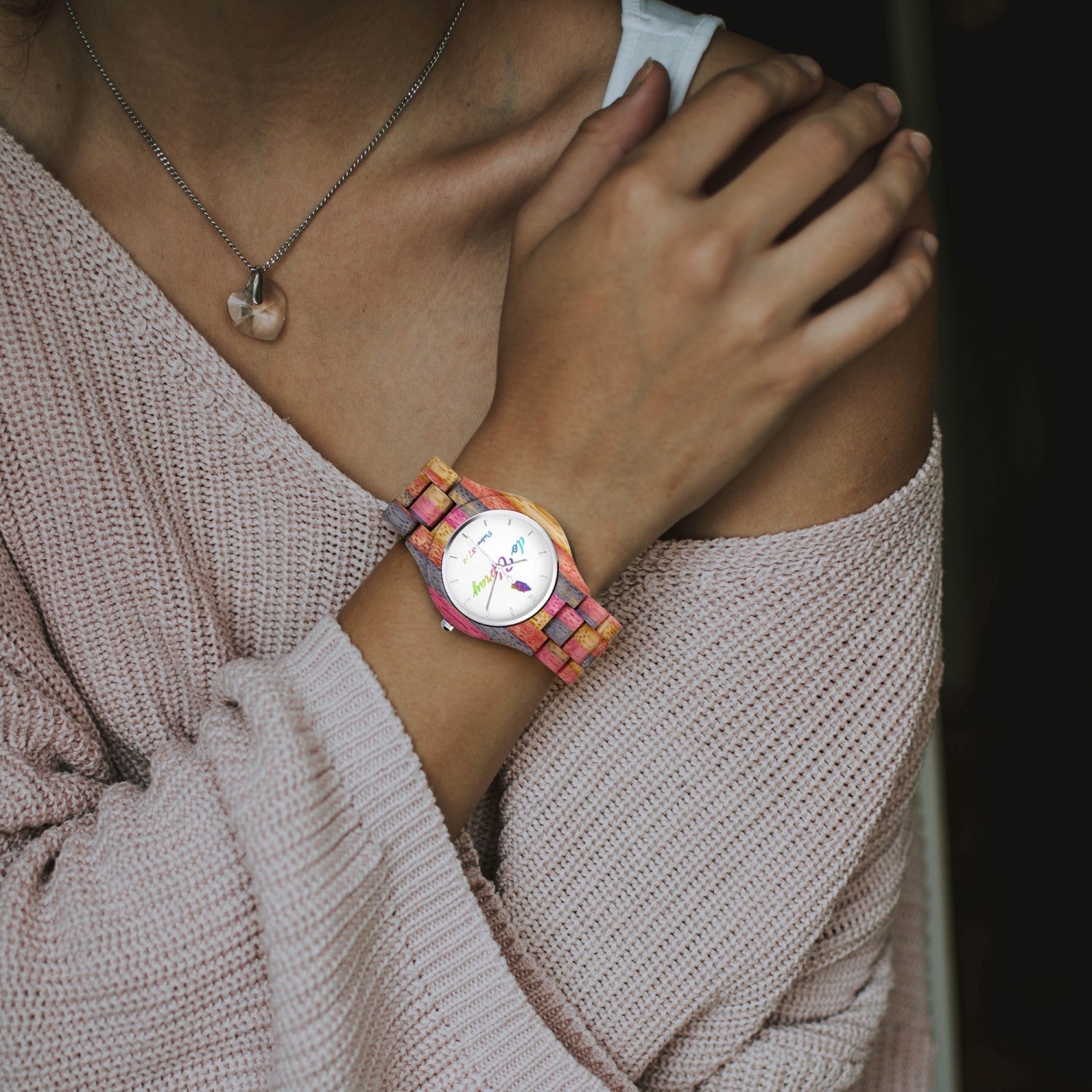 doUpray Camouflage Wooden Watch Doupray