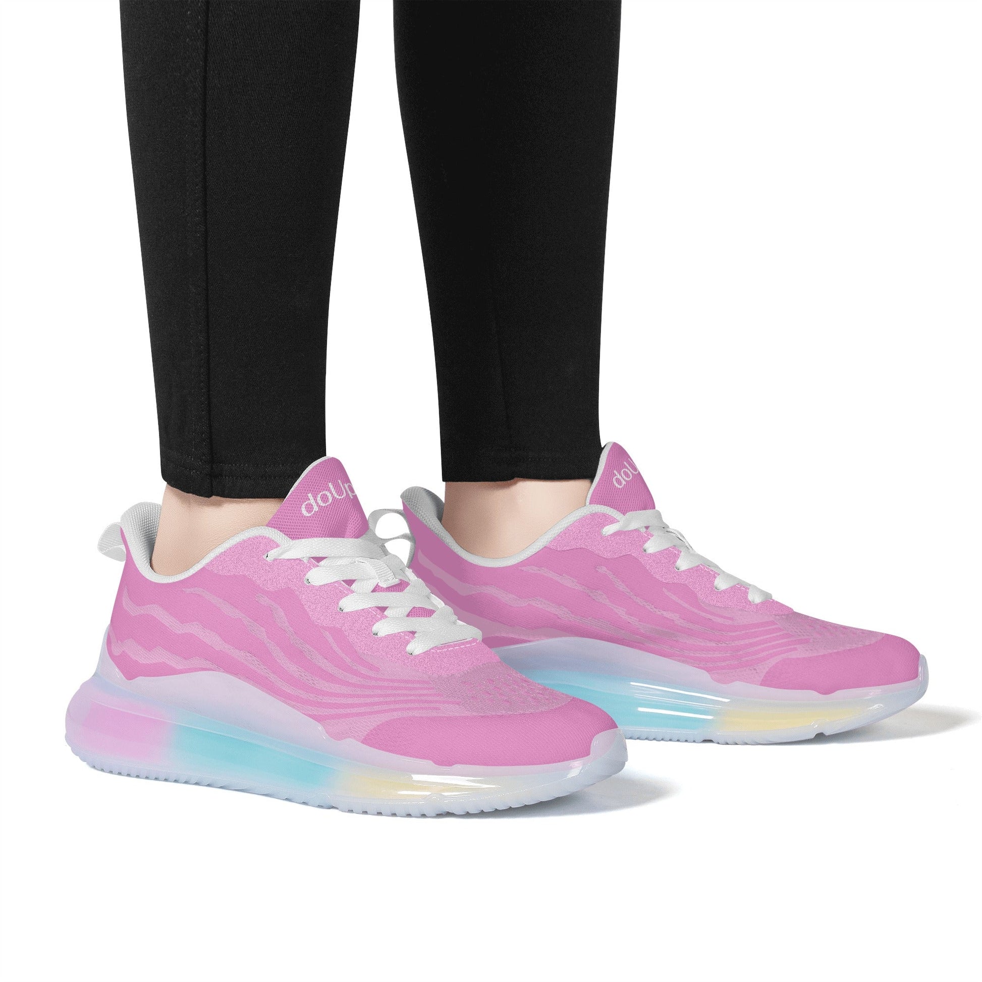 Womens Rainbow Atmospheric Cushion Running Shoes popcustoms