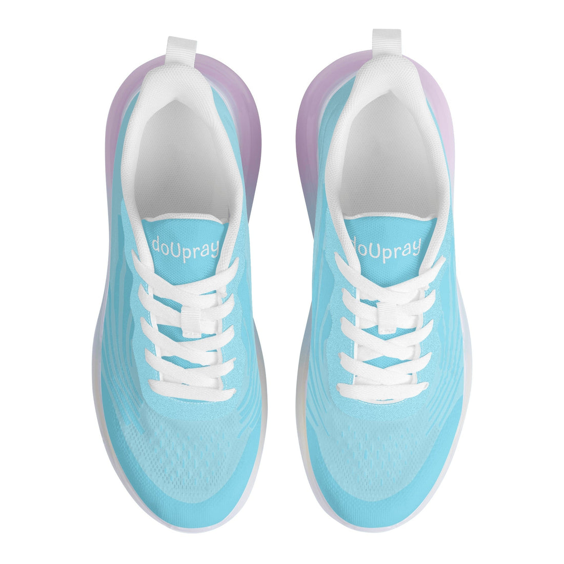 Womens Rainbow Atmospheric Cushion Running Shoes popcustoms