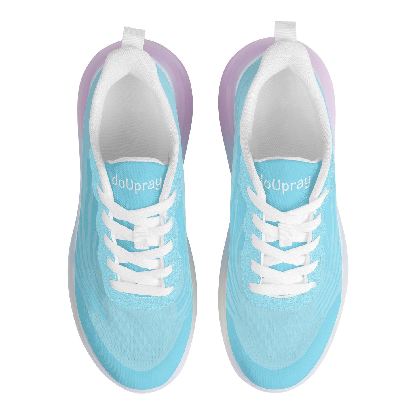 Womens Rainbow Atmospheric Cushion Running Shoes popcustoms