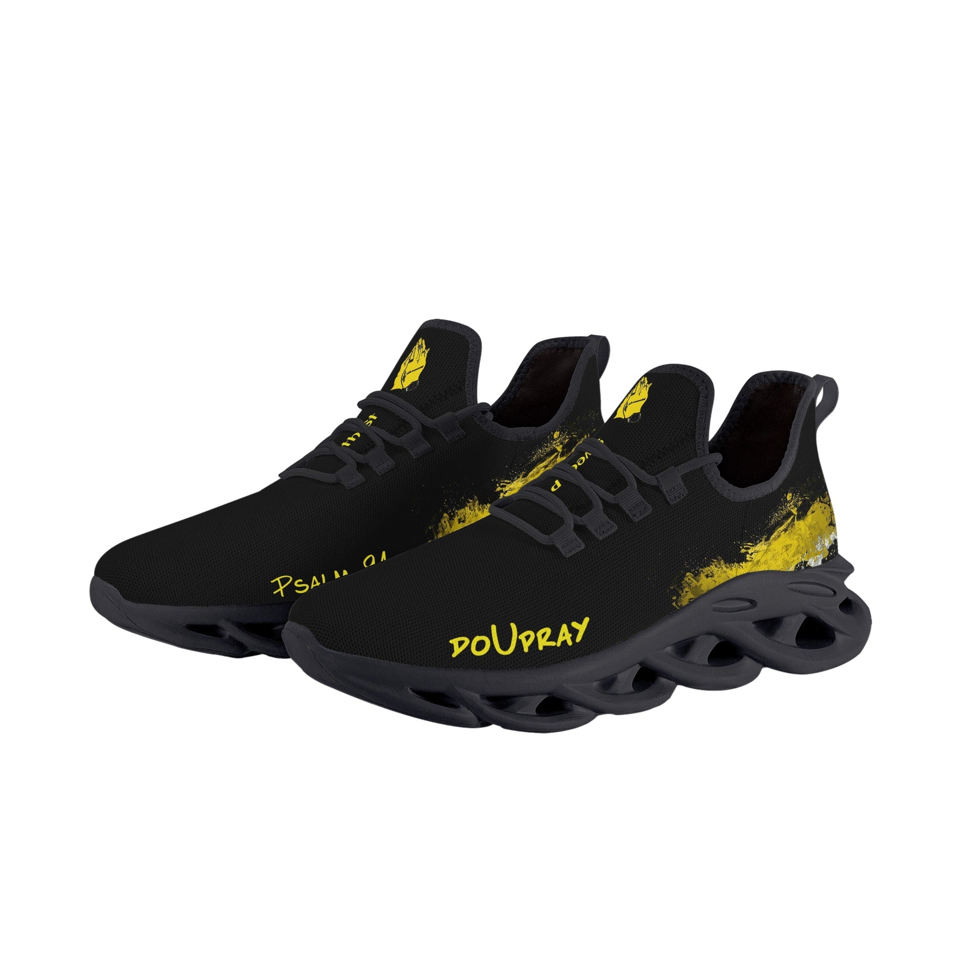 doUpray sneakers (Gold concrete) popcustoms