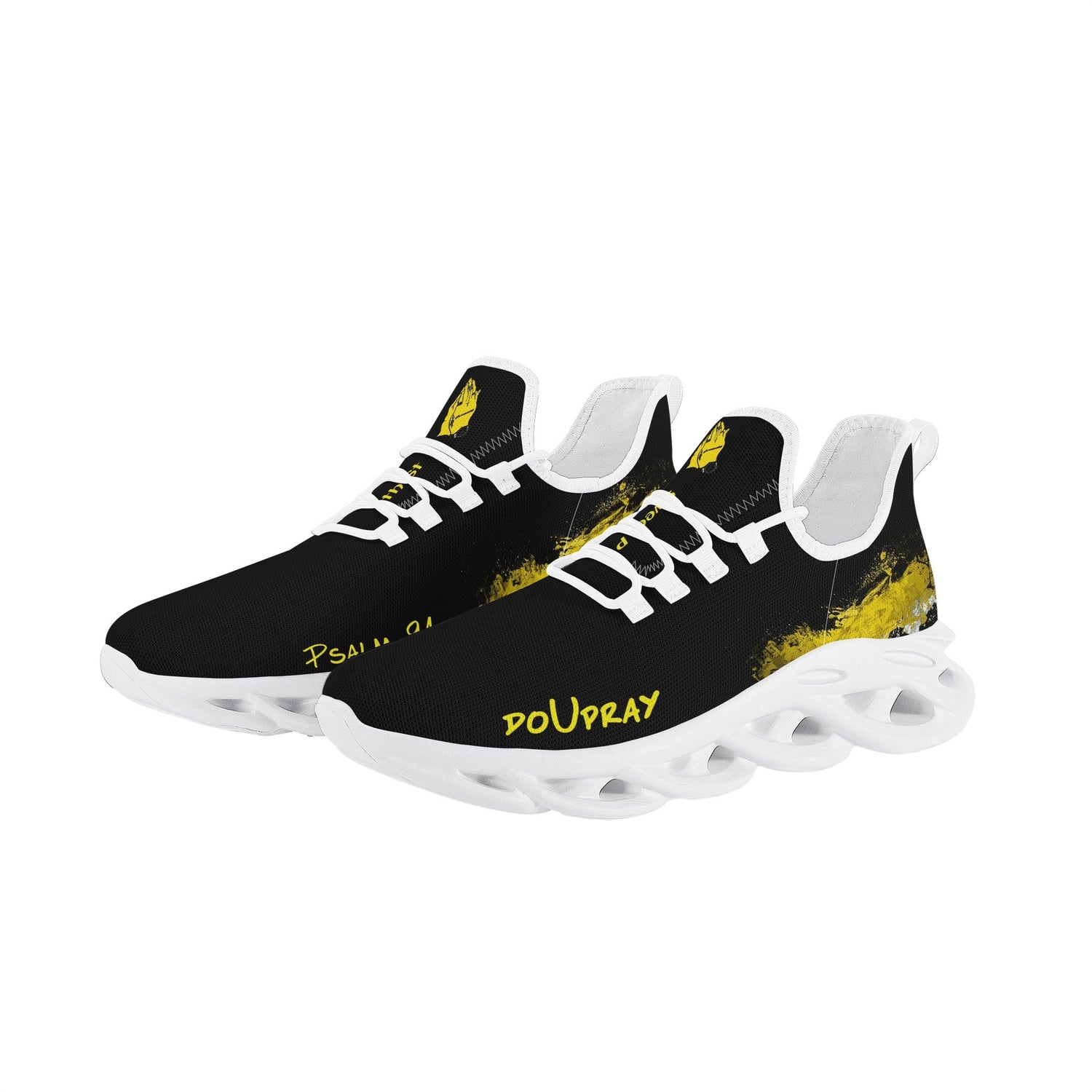 doUpray sneakers (Gold concrete) popcustoms