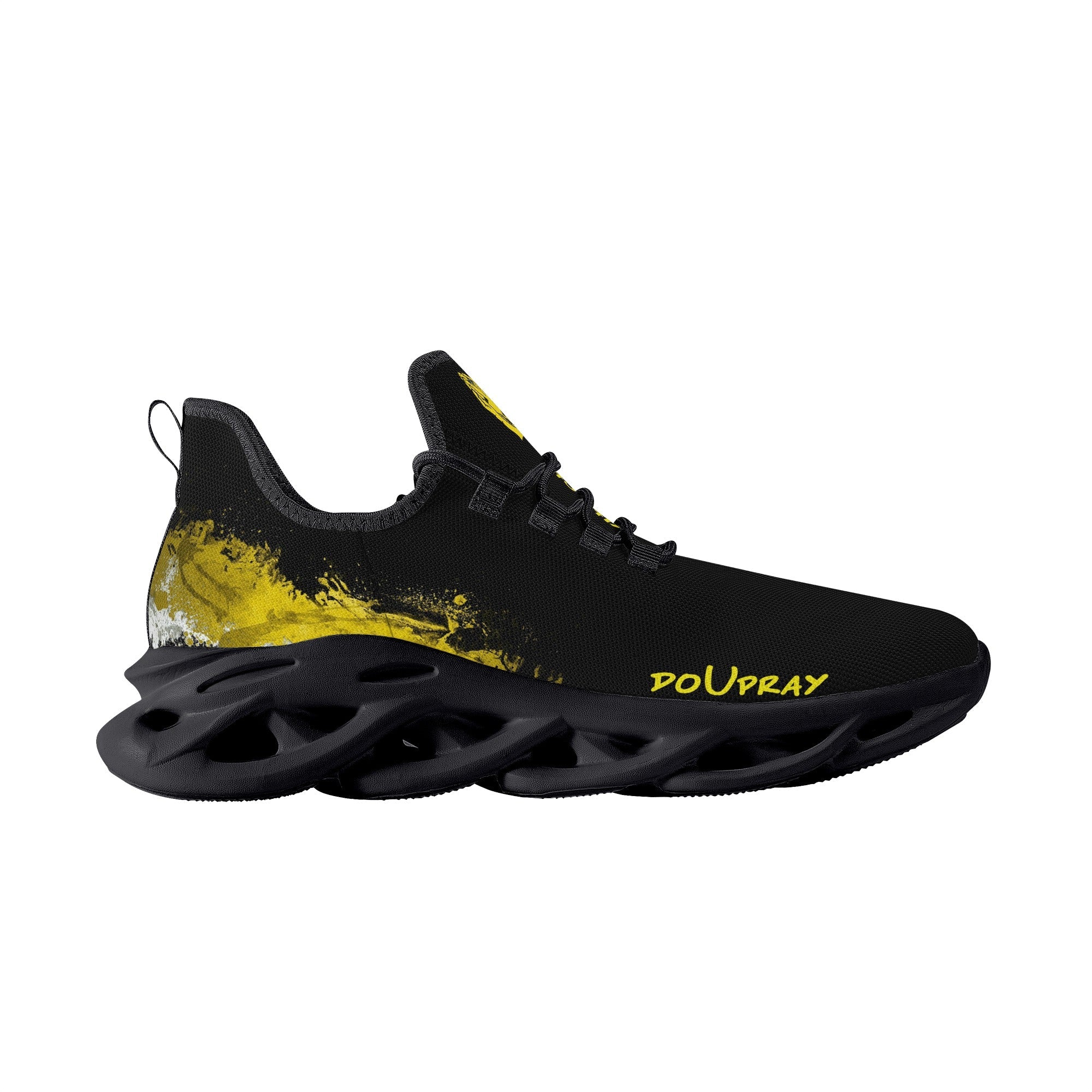 doUpray sneakers (Gold concrete) popcustoms
