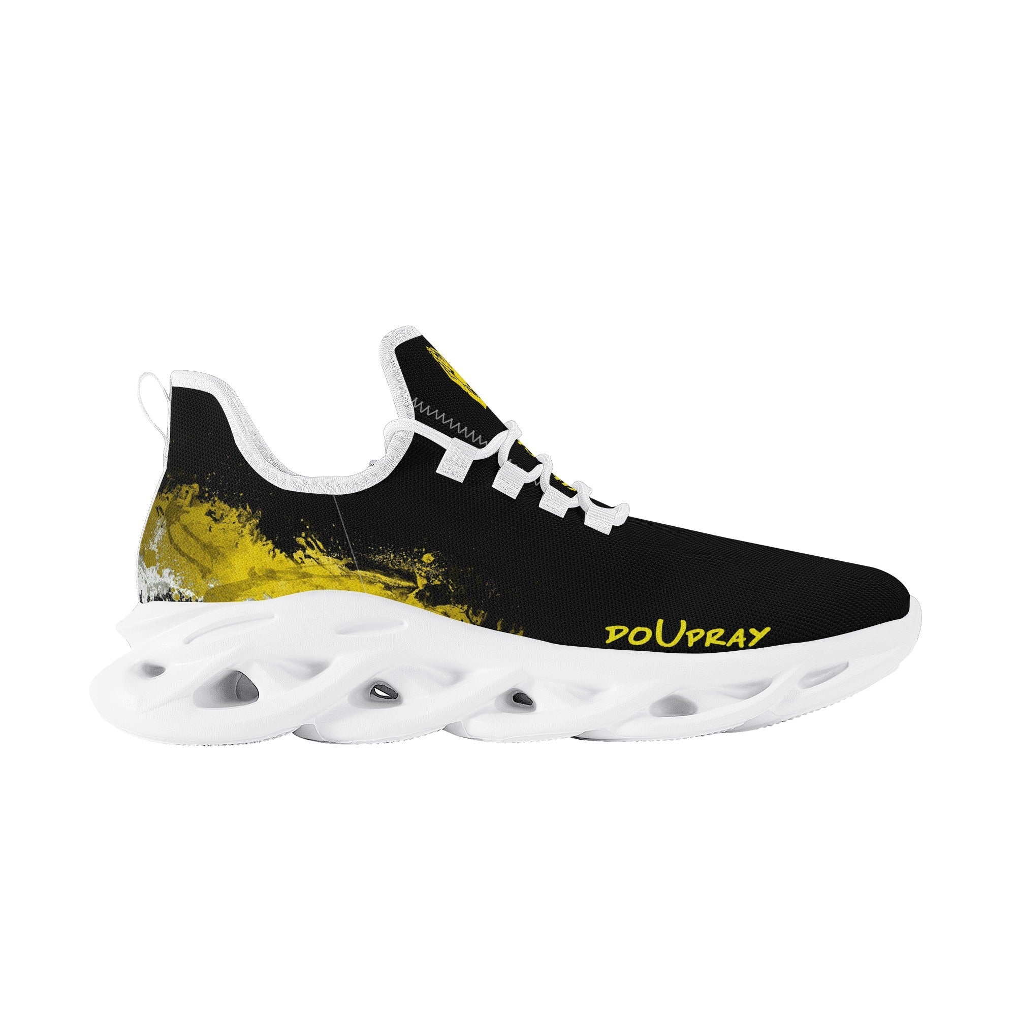 doUpray sneakers (Gold concrete) popcustoms