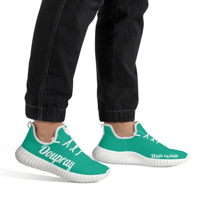 DoUPray Sneakers (Aqua) popcustoms