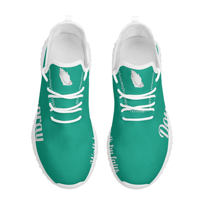 DoUPray Sneakers (Aqua) popcustoms