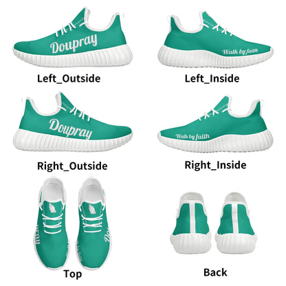 DoUPray Sneakers (Aqua) popcustoms