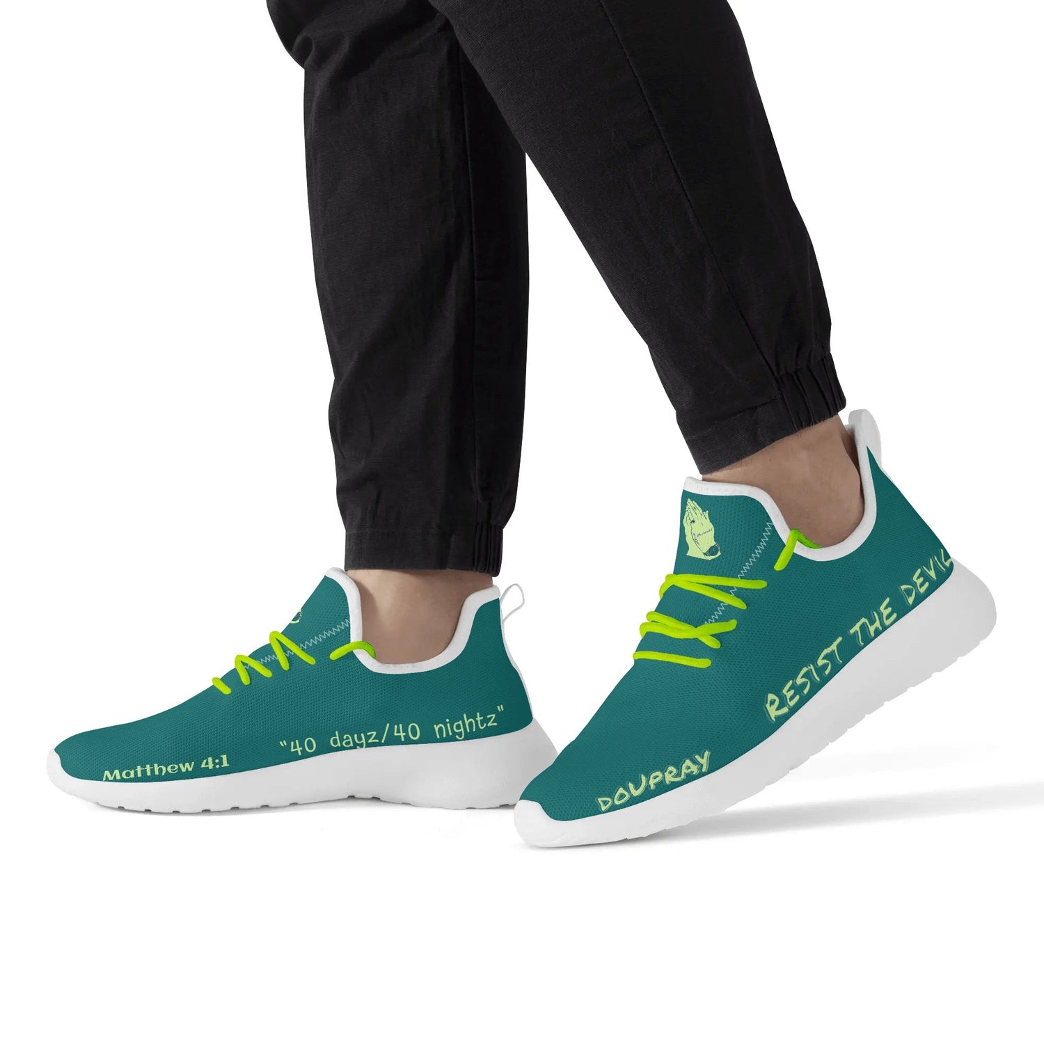 DoUPray mesh Knit Sneakers popcustoms