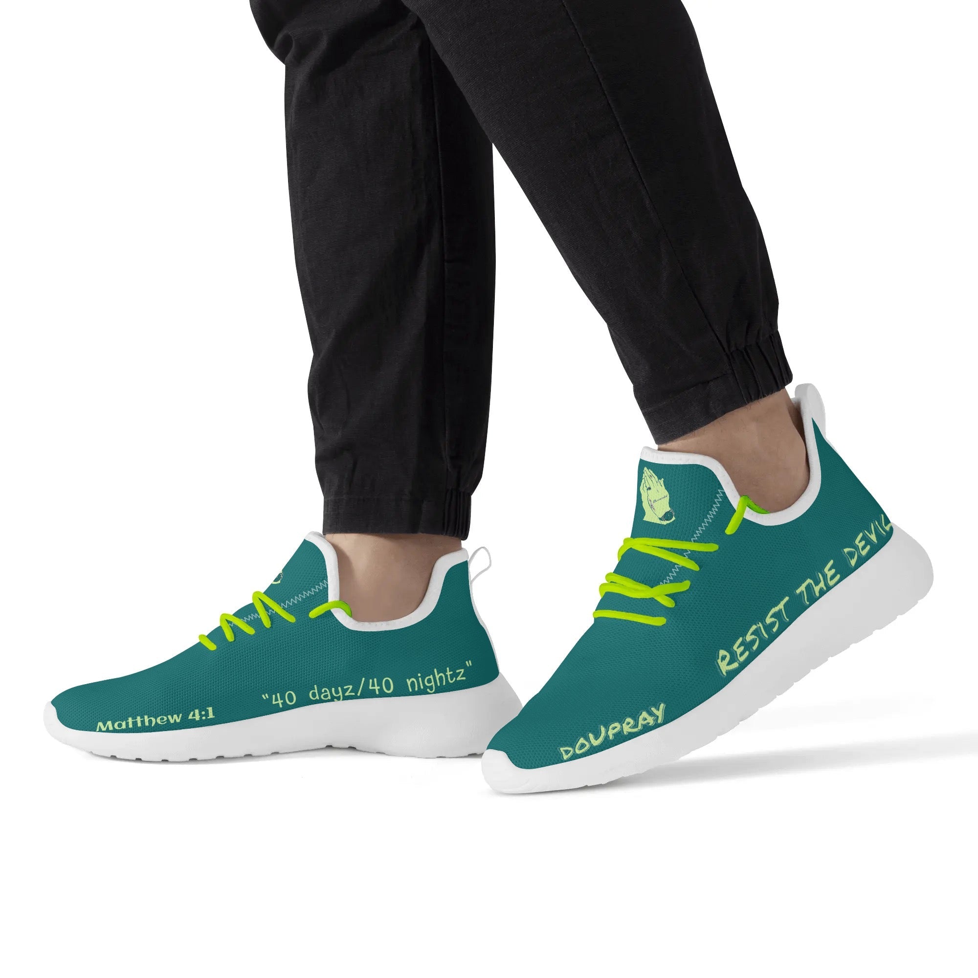 DoUPray mesh Knit Sneakers popcustoms