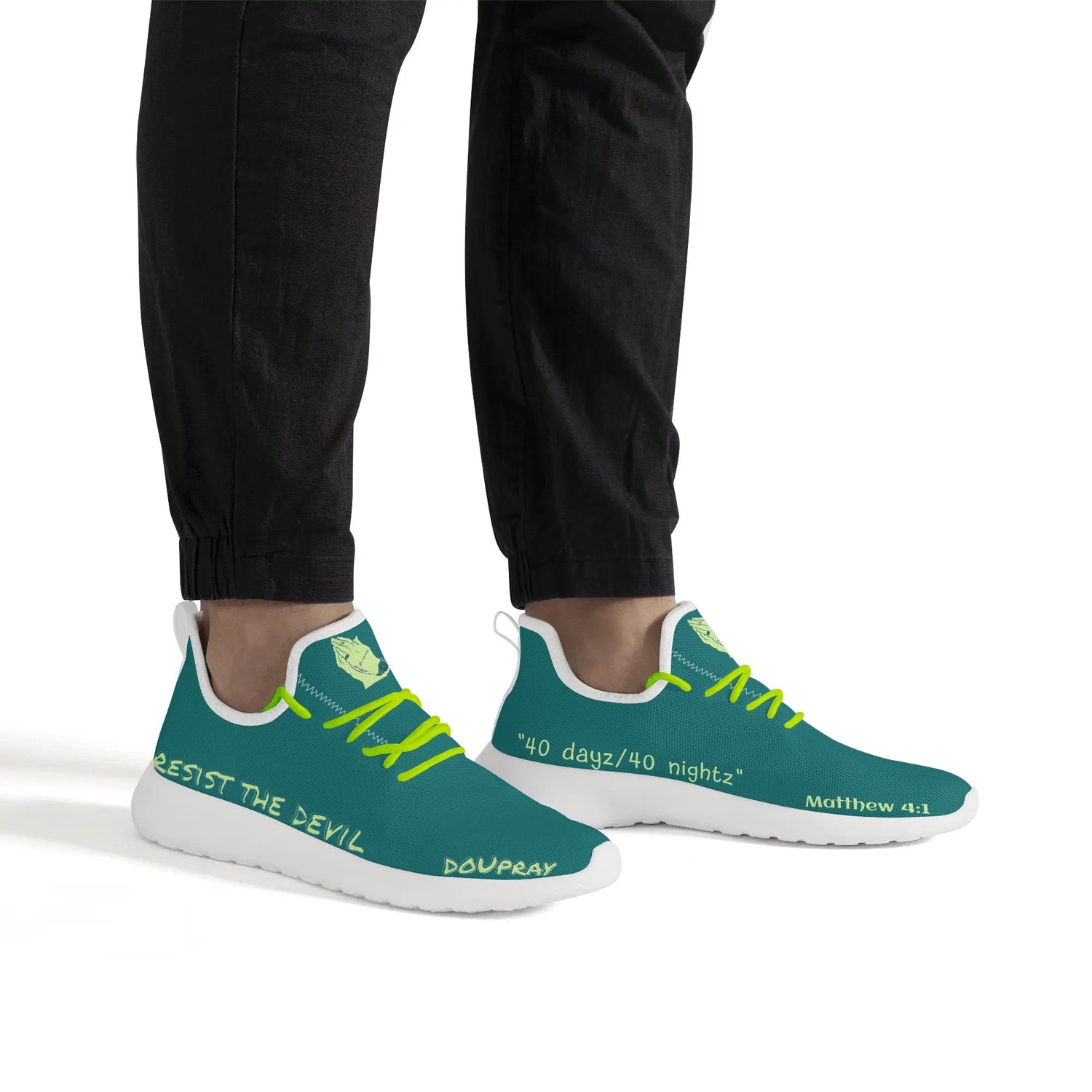 DoUPray mesh Knit Sneakers popcustoms