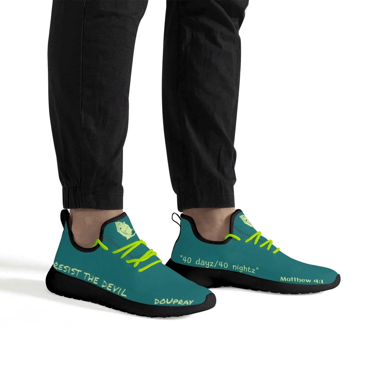 DoUPray mesh Knit Sneakers popcustoms