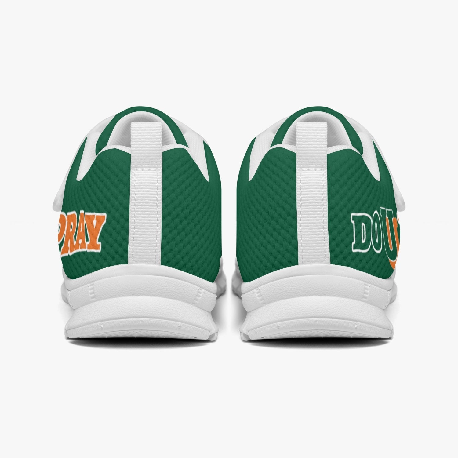 672. Kids Lightweight Velcro Sneaker Do U Pray