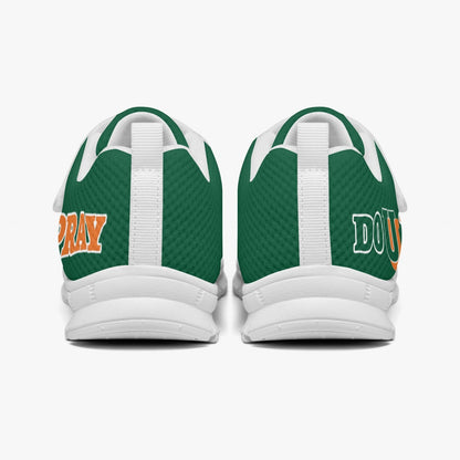672. Kids Lightweight Velcro Sneaker Do U Pray