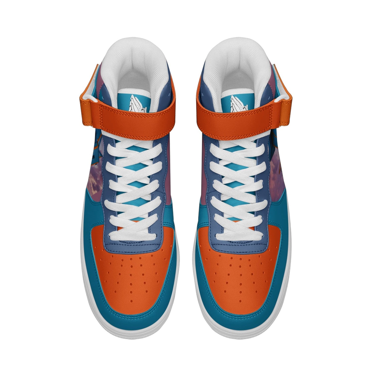 Prayer Force Sneakers (Miami sunset) Printy6