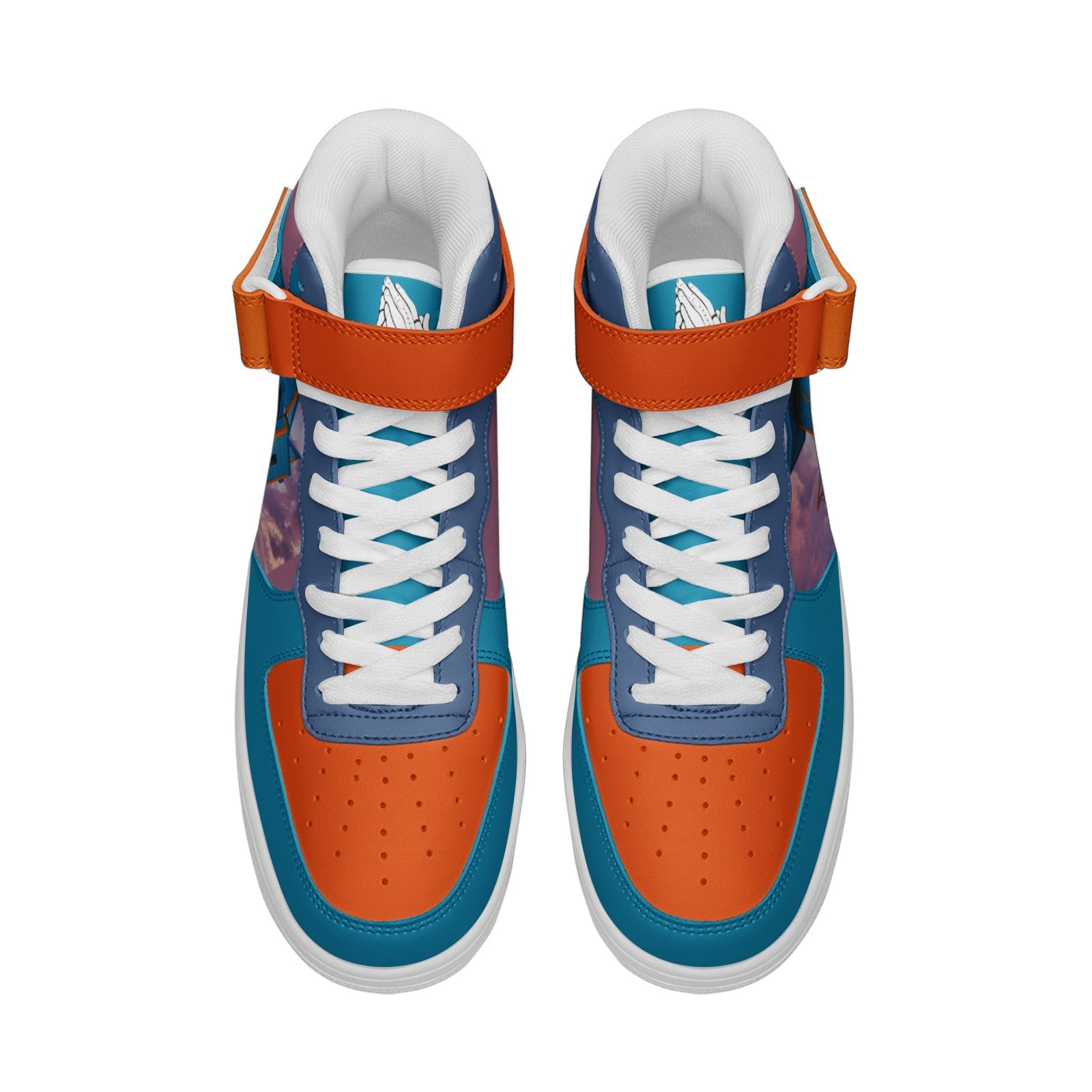 Prayer Force Sneakers (Miami sunset) Printy6