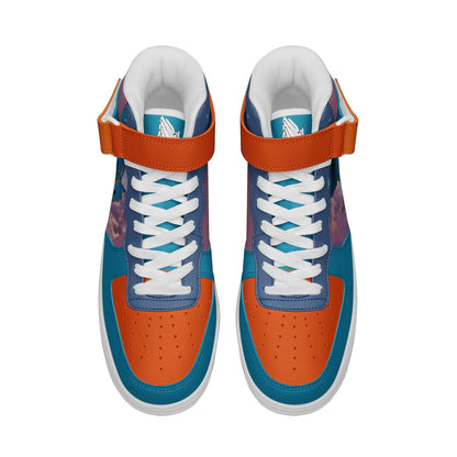 Prayer Force Sneakers (Miami sunset) Printy6