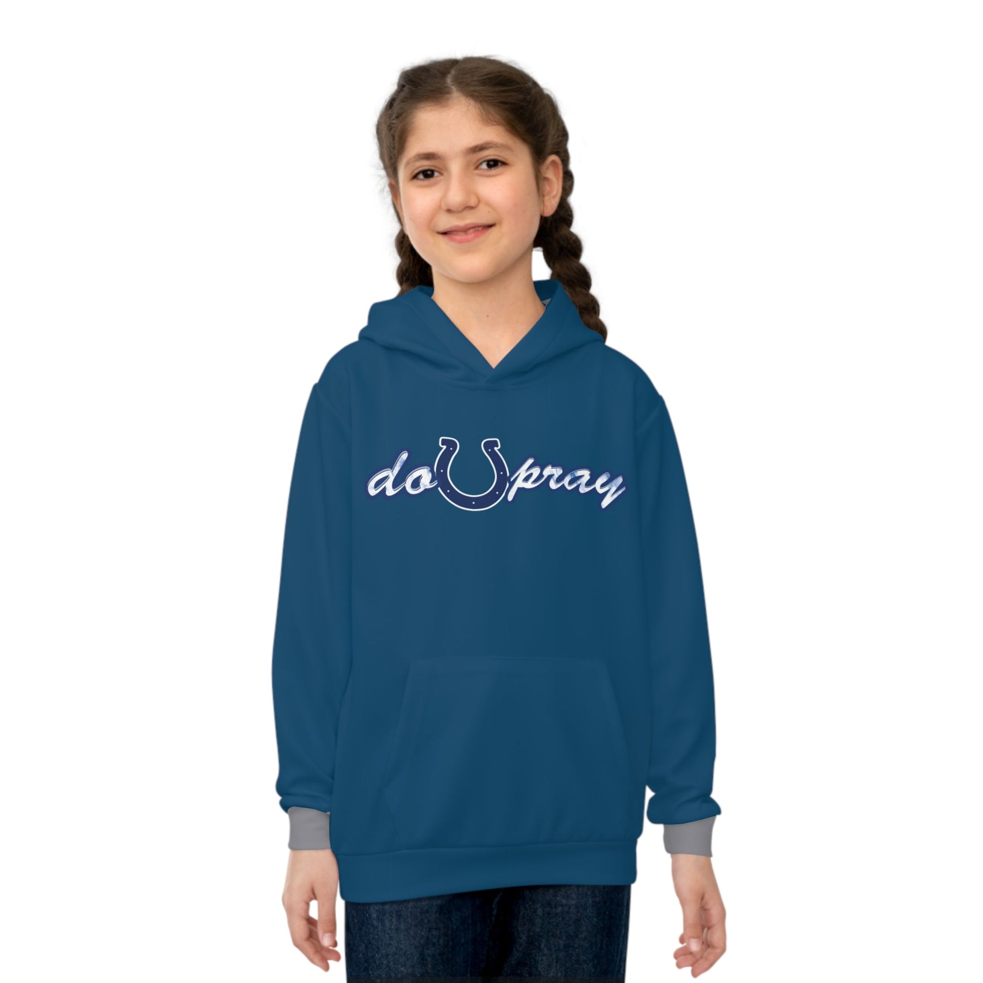DoUPray colt Children's Hoodie (AOP) Printify