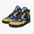 Step up your style with the Air Pray Blue/Gold Black Sneakers – bold design, ultimate comfort. Own your stride!