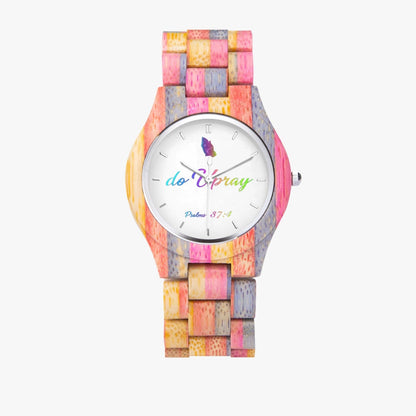 doUpray Camouflage Wooden Watch Doupray
