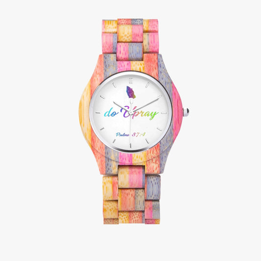 doUpray Camouflage Wooden Watch Doupray