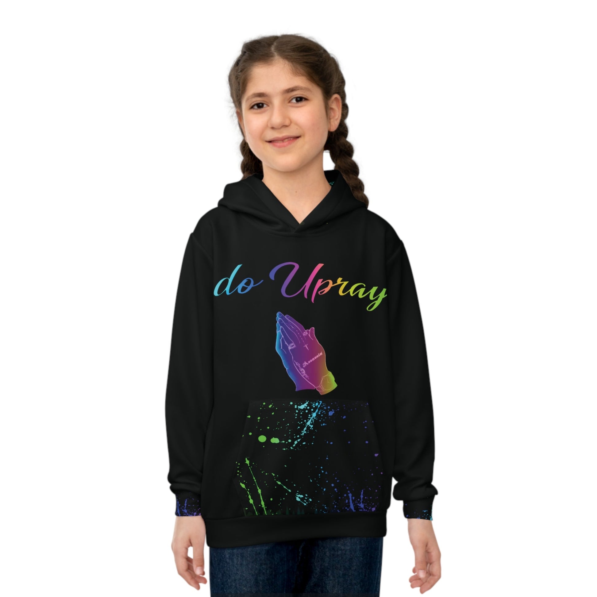 DoUPray rainbow Children's Hoodie Printify