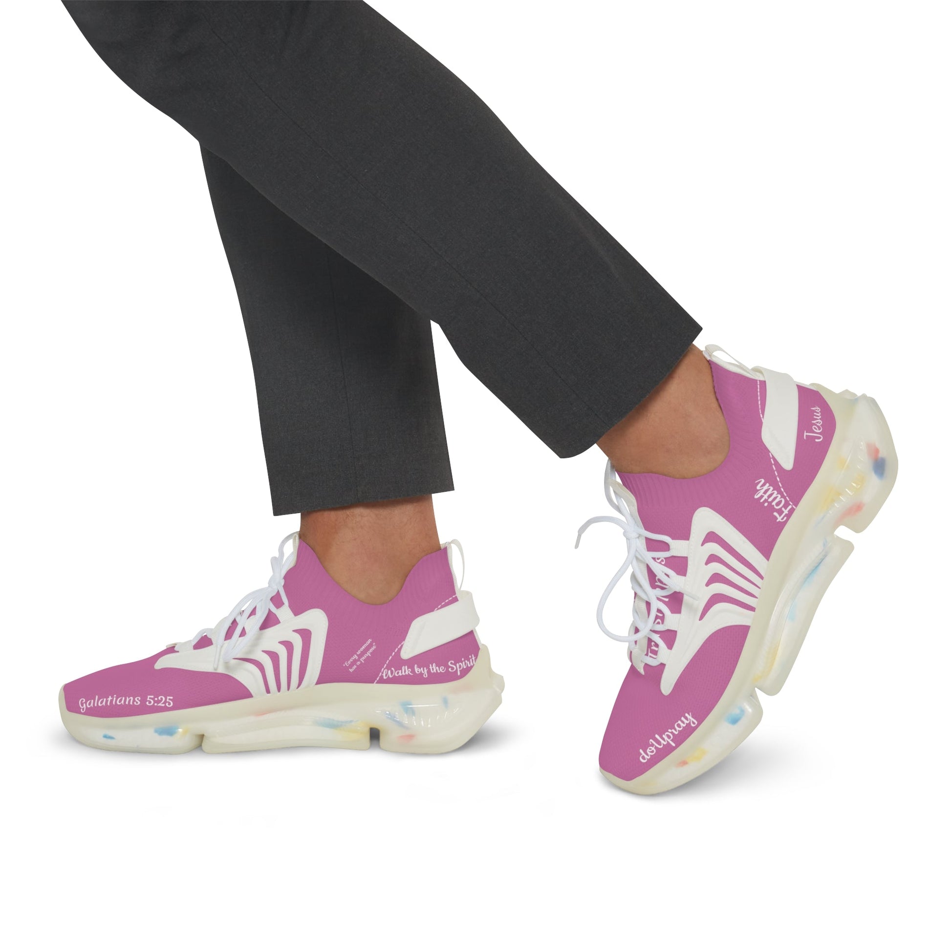Tru'Steppas sneakers (pink) Printify