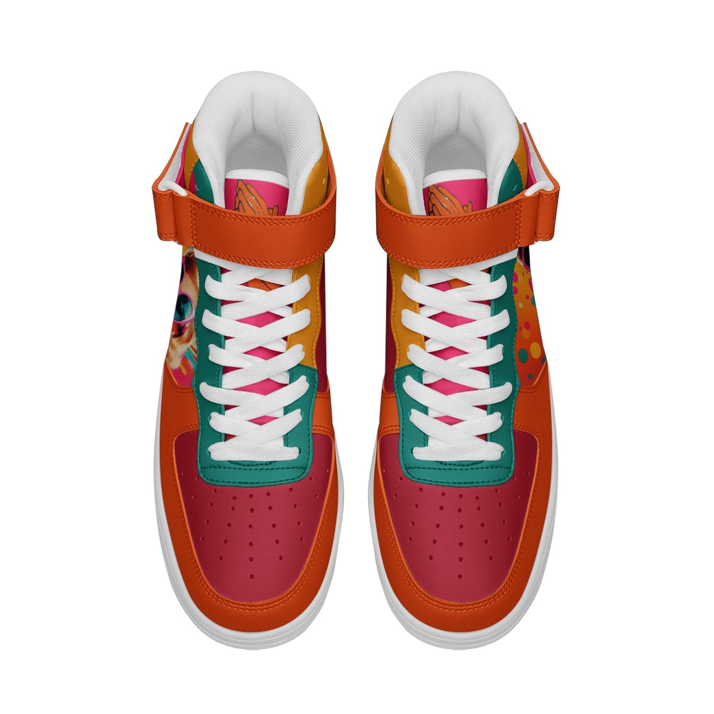 Prayer Force 1  Sneakers (Malibu) Printy6