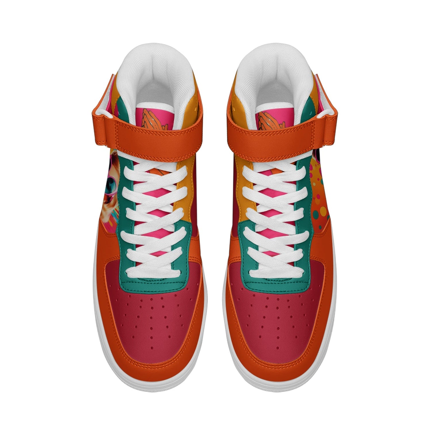 Prayer Force 1  Sneakers (Malibu) Printy6