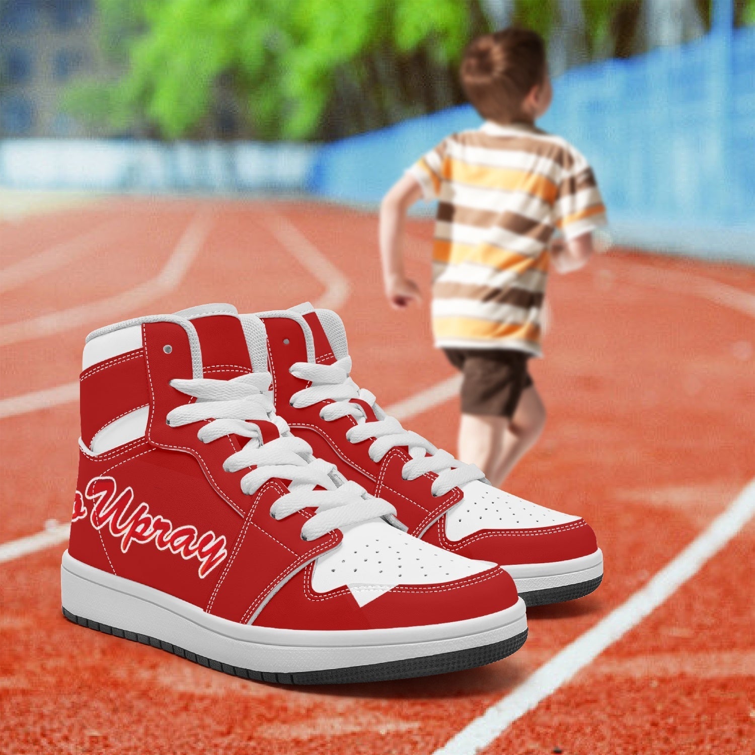 Air Pray youth sneakers: red/white Do U Pray